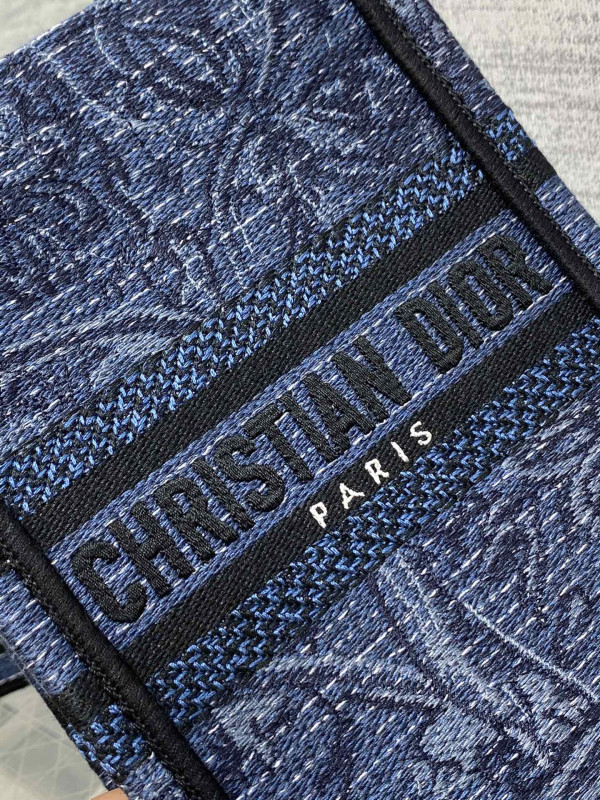 mini D*or book tote phone bag