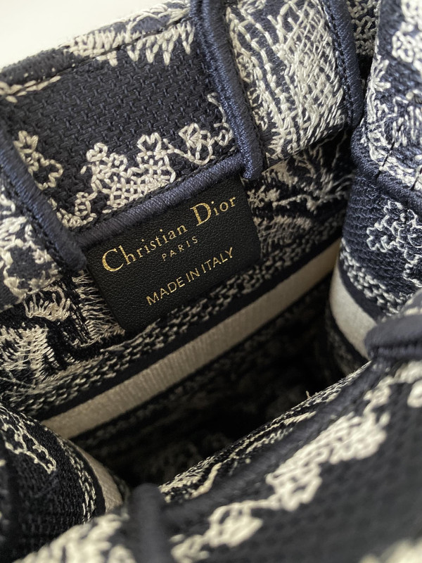 mini D*or book tote phone bag