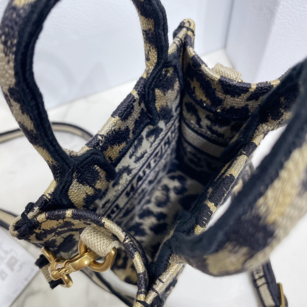 mini D*or book tote phone bag