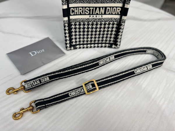 mini D*or book tote phone bag