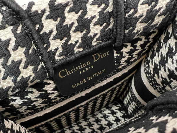 mini D*or book tote phone bag