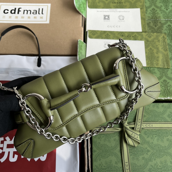 G*u*i horsebit chain small shoulder bag