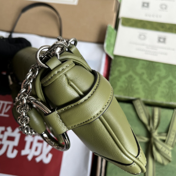 G*u*i horsebit chain small shoulder bag