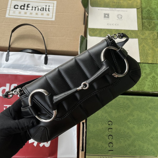 G*u*i horsebit chain small shoulder bag