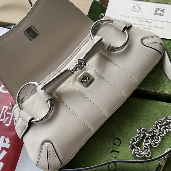 G*u*i horsebit chain small shoulder bag