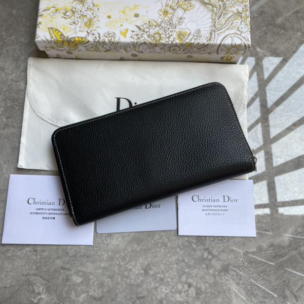 D*or saddle zipped long wallet