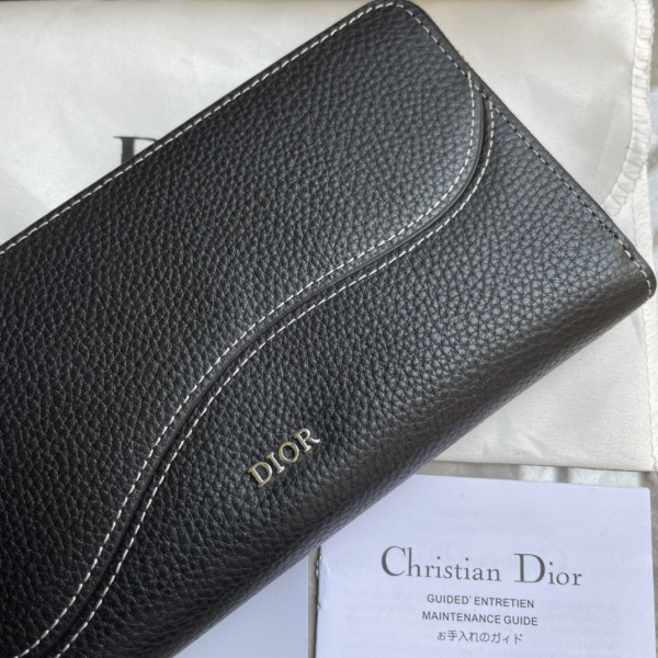 D*or saddle zipped long wallet