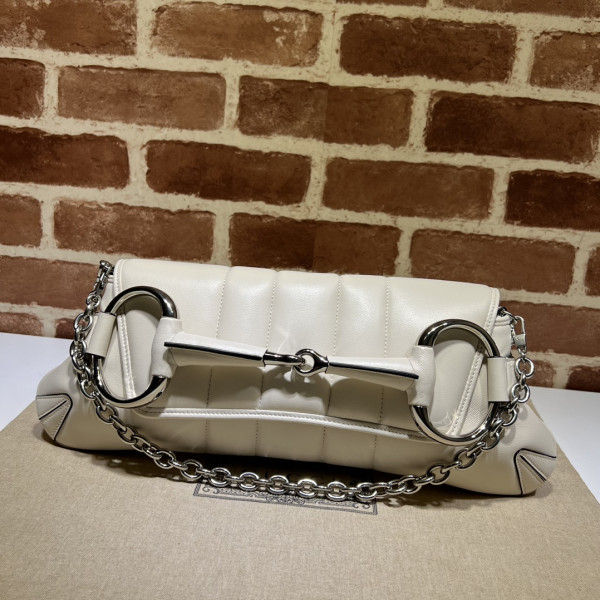 G*u*i horsebit chain big shoulder bag