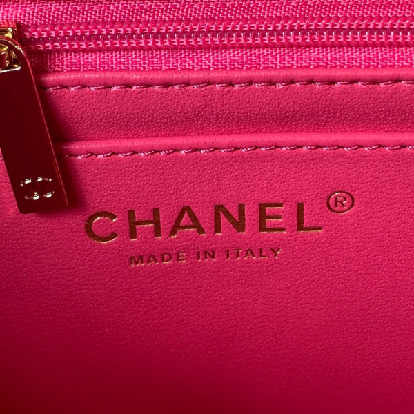 CL FLAP BAG WITH TOP HANDLE-21CM