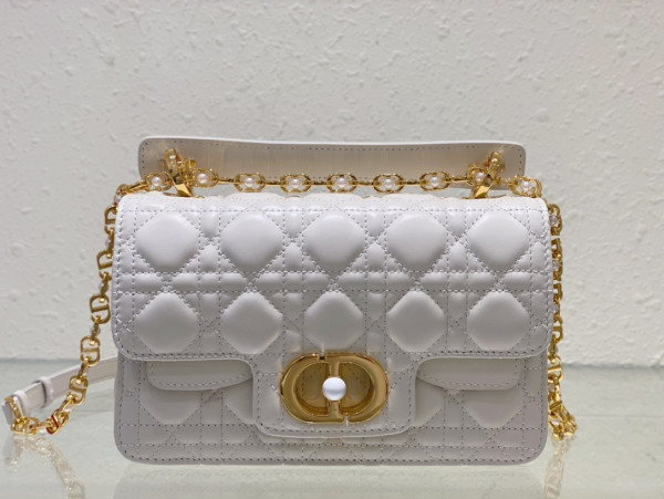 small D*or jolie top handle bag-22 x 14 x 8 cm