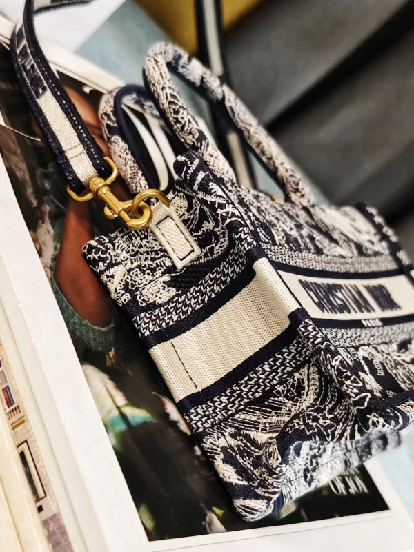 D*or mini book tote-21.5*13*7.5cm