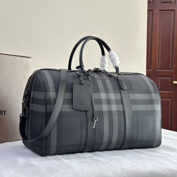 B**rry check bowling bag-49*25*28cm