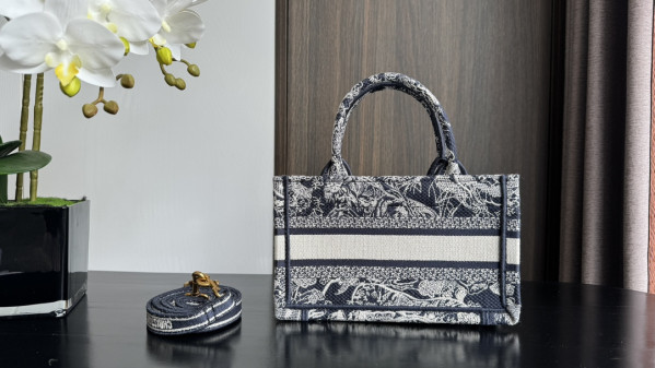 D*or mini book tote-21.5*13*7.5cm