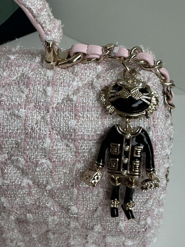 CL FLAP BAG WITH TOP HANDLE-20*12*6cm