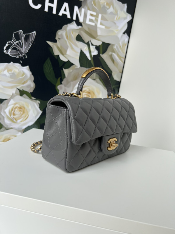 CL FLAP BAG WITH TOP HANDLE-20*12*6cm