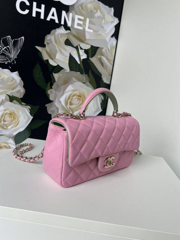 CL FLAP BAG WITH TOP HANDLE-20*12*6cm