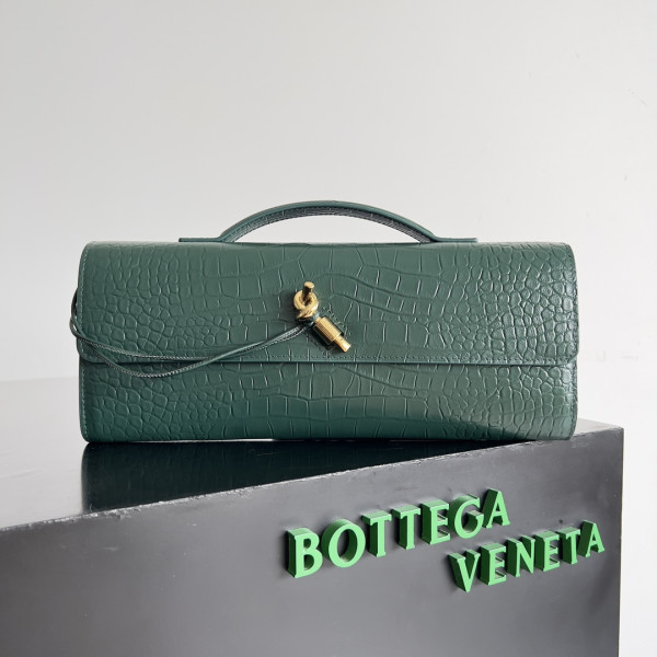 Bo*te*ga ve*ne*ta long clutch andiamo with handle-31*13*3cm