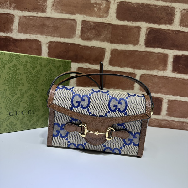 G*u*i horsebit 1955 mini bag-18*12*5cm