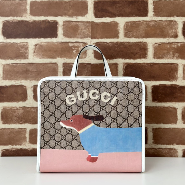 G*u*i children''s dog print tote bag