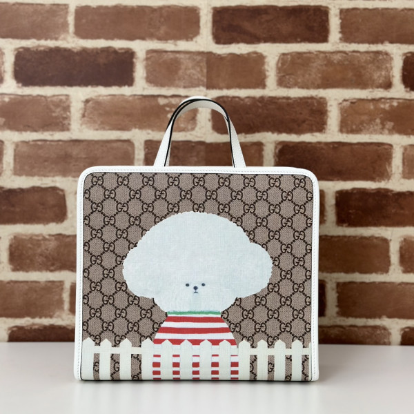 G*u*i children''s dog print tote bag