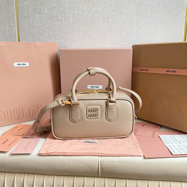 MIUMIU Arcadie leather bag-22X10.5X7.5Cm