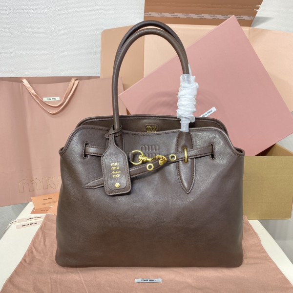 MIUMIU Aventure nappa leather bag