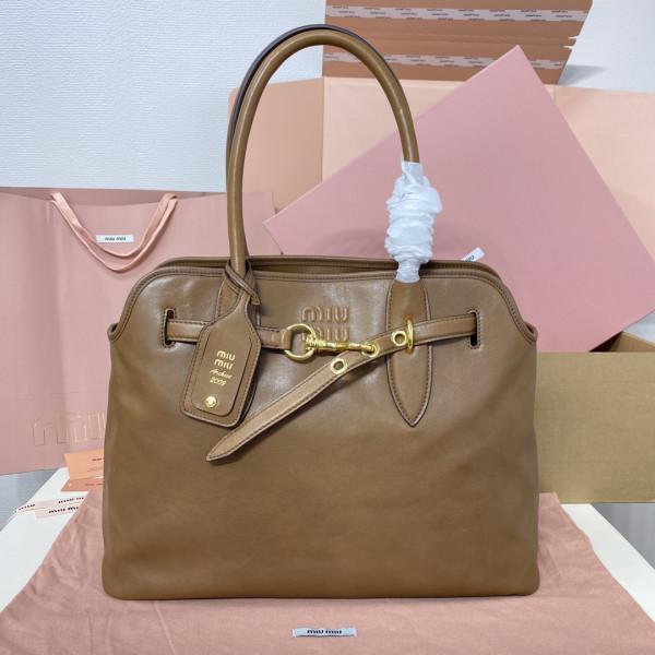 MIUMIU Aventure nappa leather bag