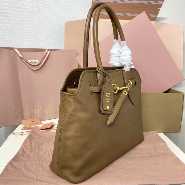 MIUMIU Aventure nappa leather bag