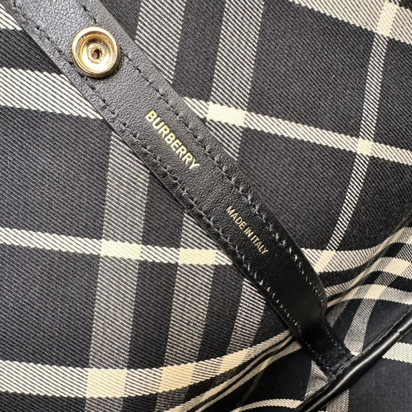 B**rry medium check tote bag-41*14*26cm