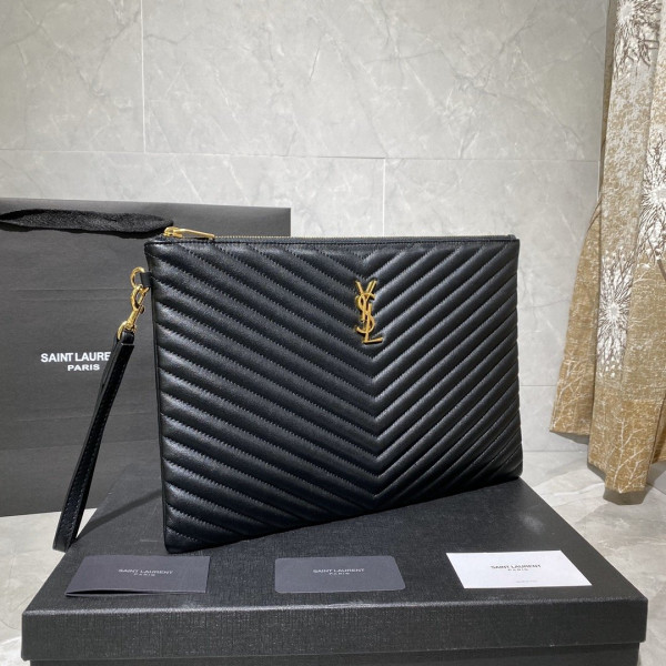 YSL MONOGRAM CLUTCH