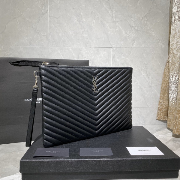 YSL MONOGRAM CLUTCH